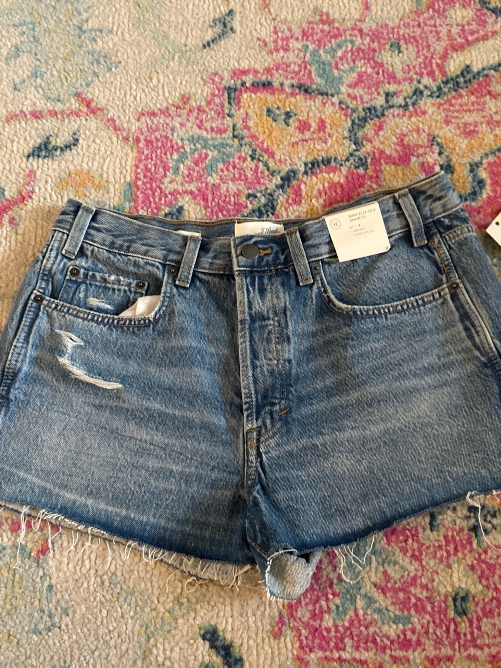 Target Classic Distressed Denim Jean Shorts - Blue